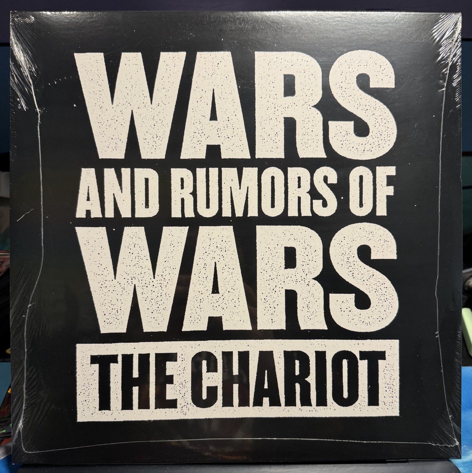 The Chariot - Wars & Rumors Of Wars Vinyl LP Clear w/Blue & Black Splatter NEW