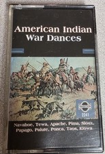 American Indian War Dances Cassette Tape navahoe tewa apache Pima Sioux taos picture
