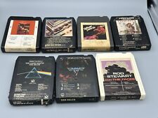 Vintage 8 Track Rock And Roll Lot Of (7) 8-Track Tapes 70's 80's Rock UNTESTED picture