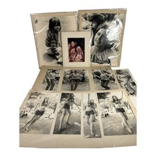 Vintage Collection Lot of 11 Hippie Music Festival Black White Photographs picture