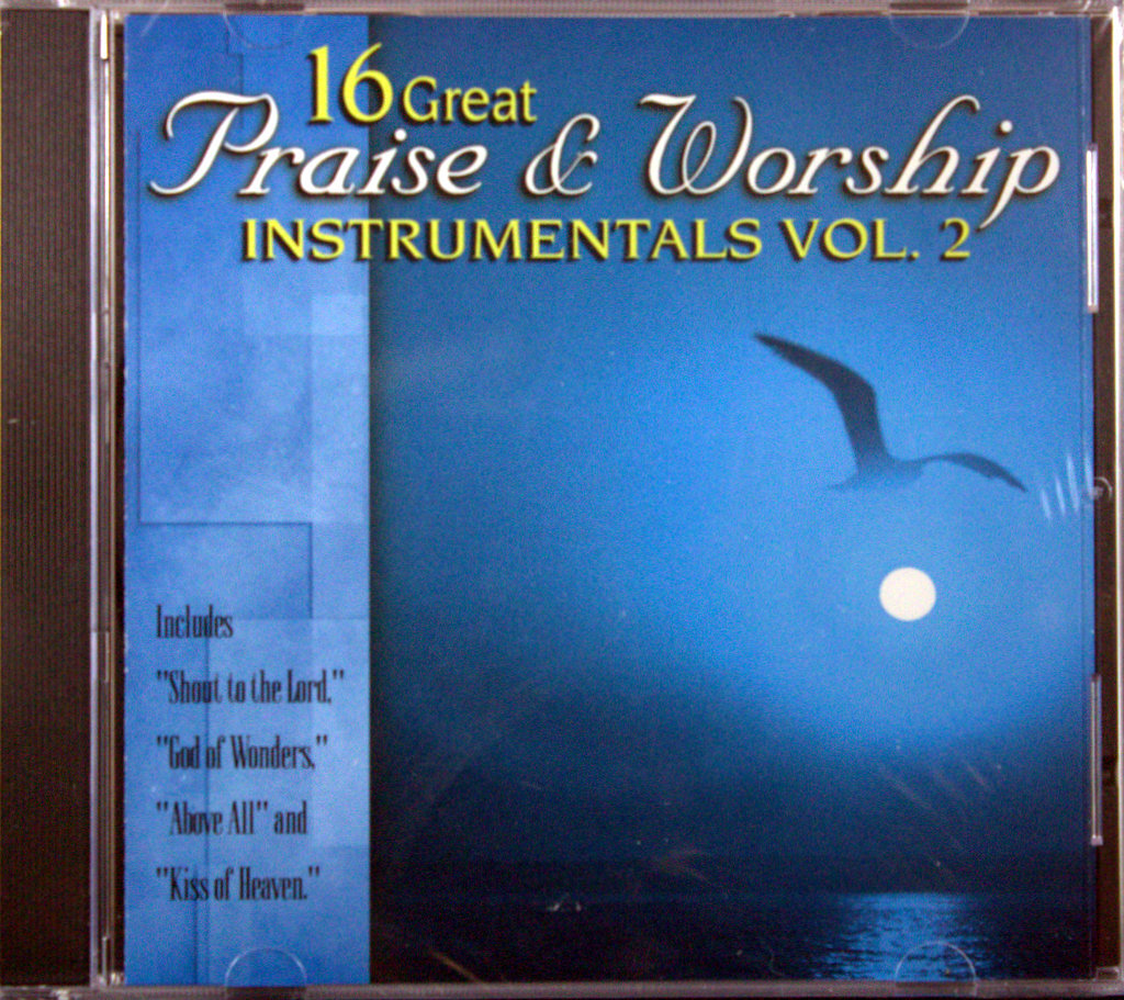 16 Great Praise & Worship Instrumentals Vol. 2 Brand NEW Christian Music CD