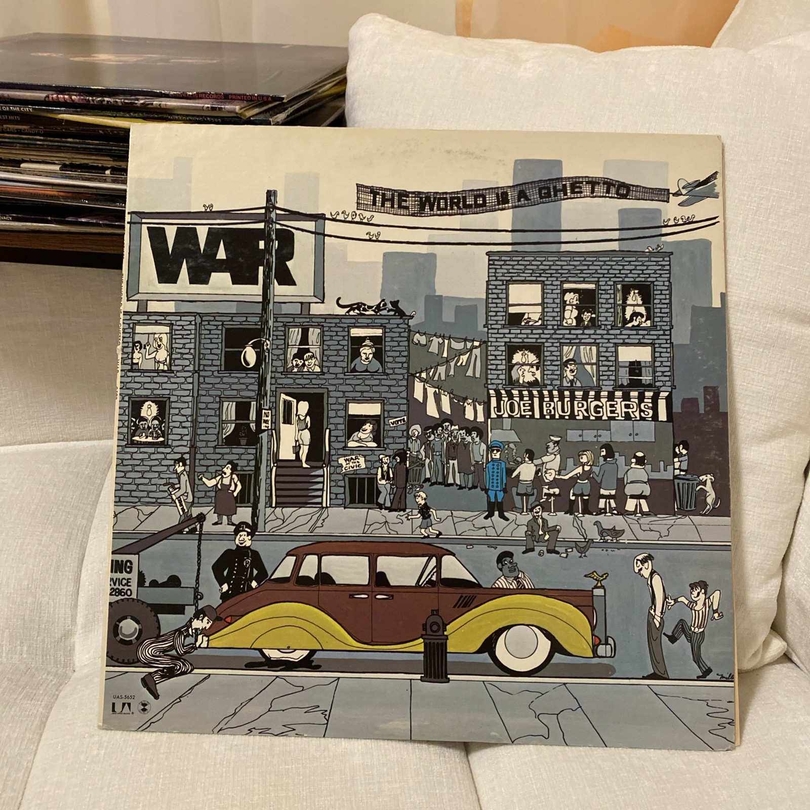 War - The World Is A Ghetto RARE 1972 1st Press Vinyl LP UAS-5652 