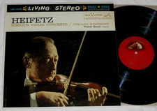 JASCHA HEIFETZ-Sibelius: Concerto In D Minor (1960) Stereo RCA RED SEAL LP picture