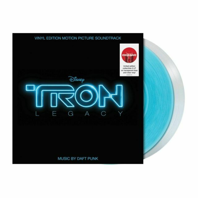TRON Legacy Soundtrack by Daft Punk / Various Artists (2-LP Blue Vinyl, 2021)