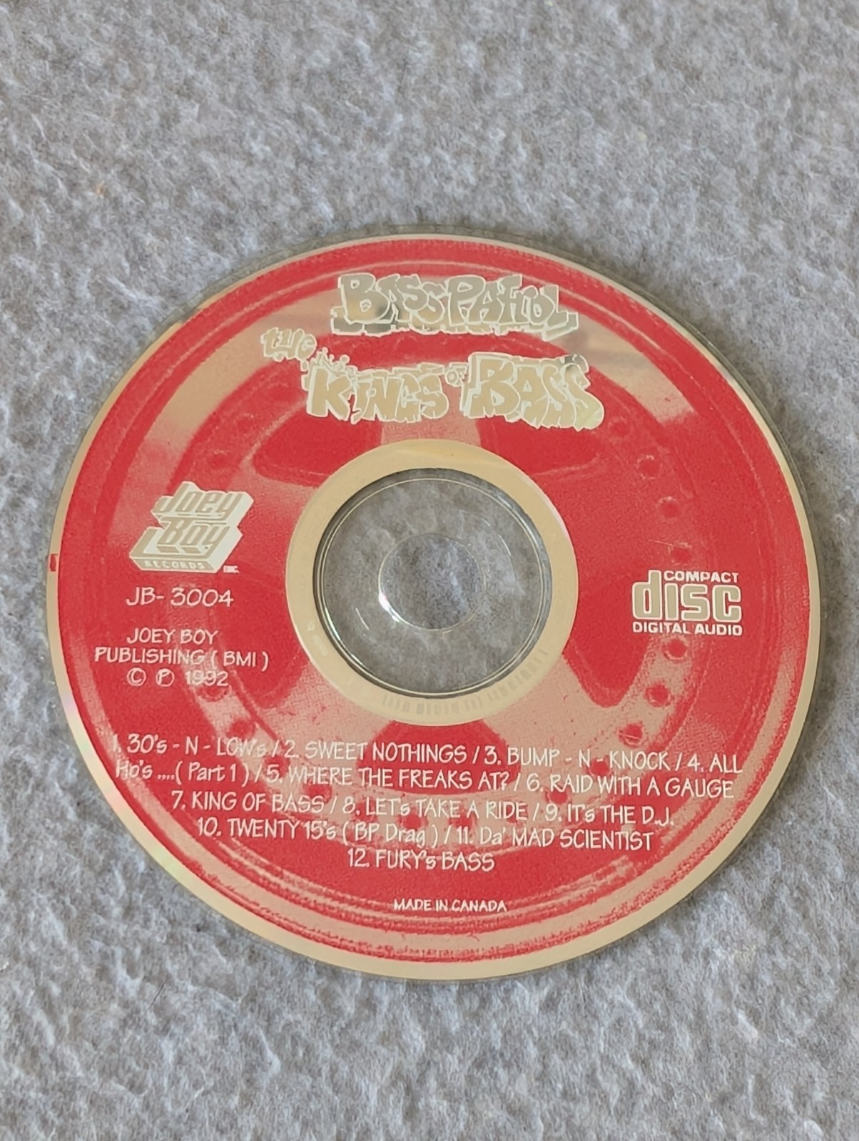 The Kings Of Bass Bass Patrol CD OOP Out Of Print CD Only 