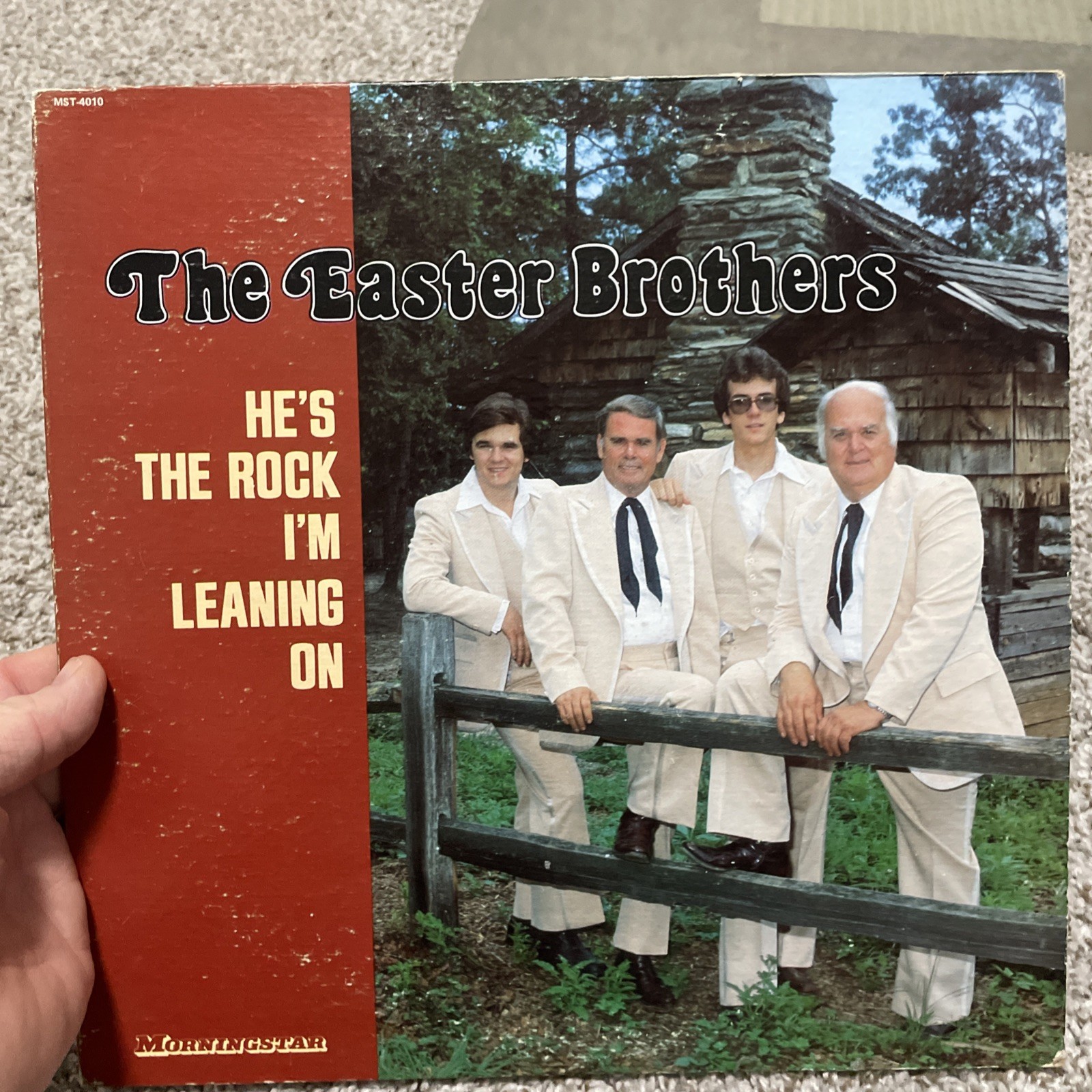 Easter Brothers Gospel LP He’s The Rock I’m Leaning On Mt Airy NC
