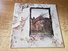 john bonham hand signed 1970s excellent Led Zeppelin Untitled cover only no lp picture