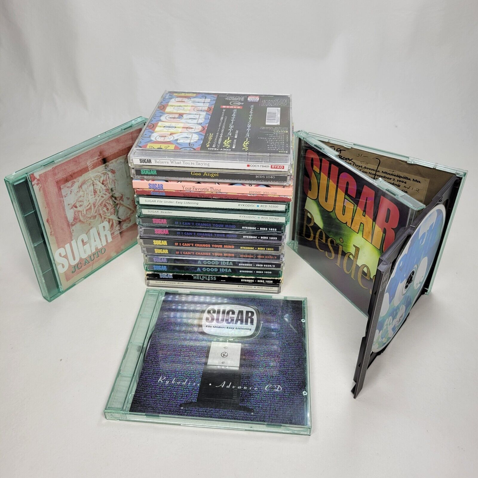 SUGAR Lot of 18 CDs -RARE Besides(2-Disc), FUEL Advance Promo, Many Singles, BMG
