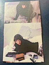 ESHA TEWARI What Makes A Girl Vinyl Signed Autographed Insert - with poster picture