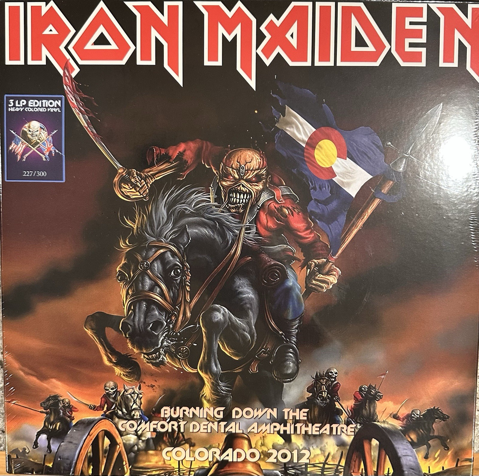Iron Maiden Burning Down The Comfort Dental Amphitheater Colorado 2012 Box Set
