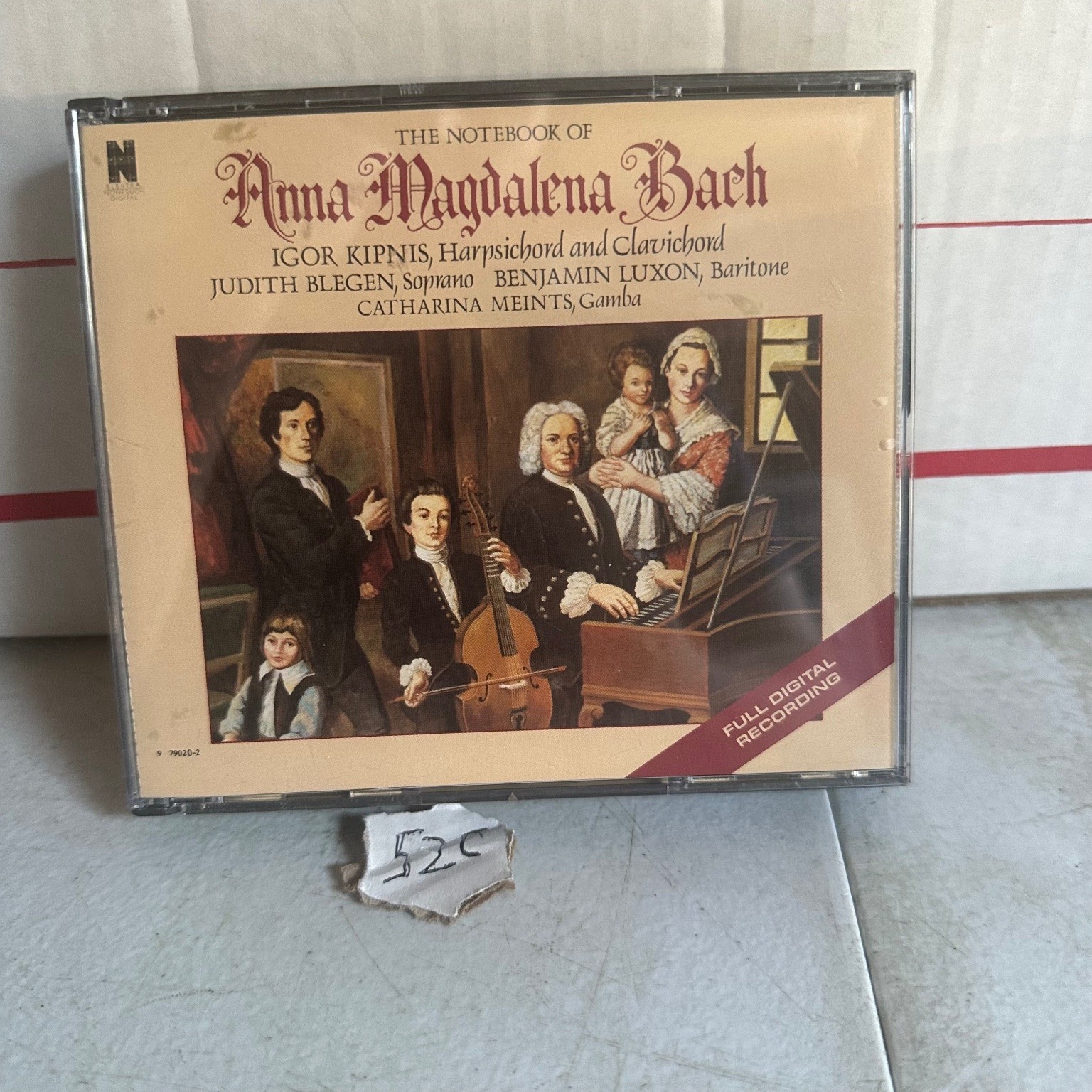 Igor Kipnis, J.S. Bach - Anna Magdalena Bach Notebook 1983 Nonesuch CD