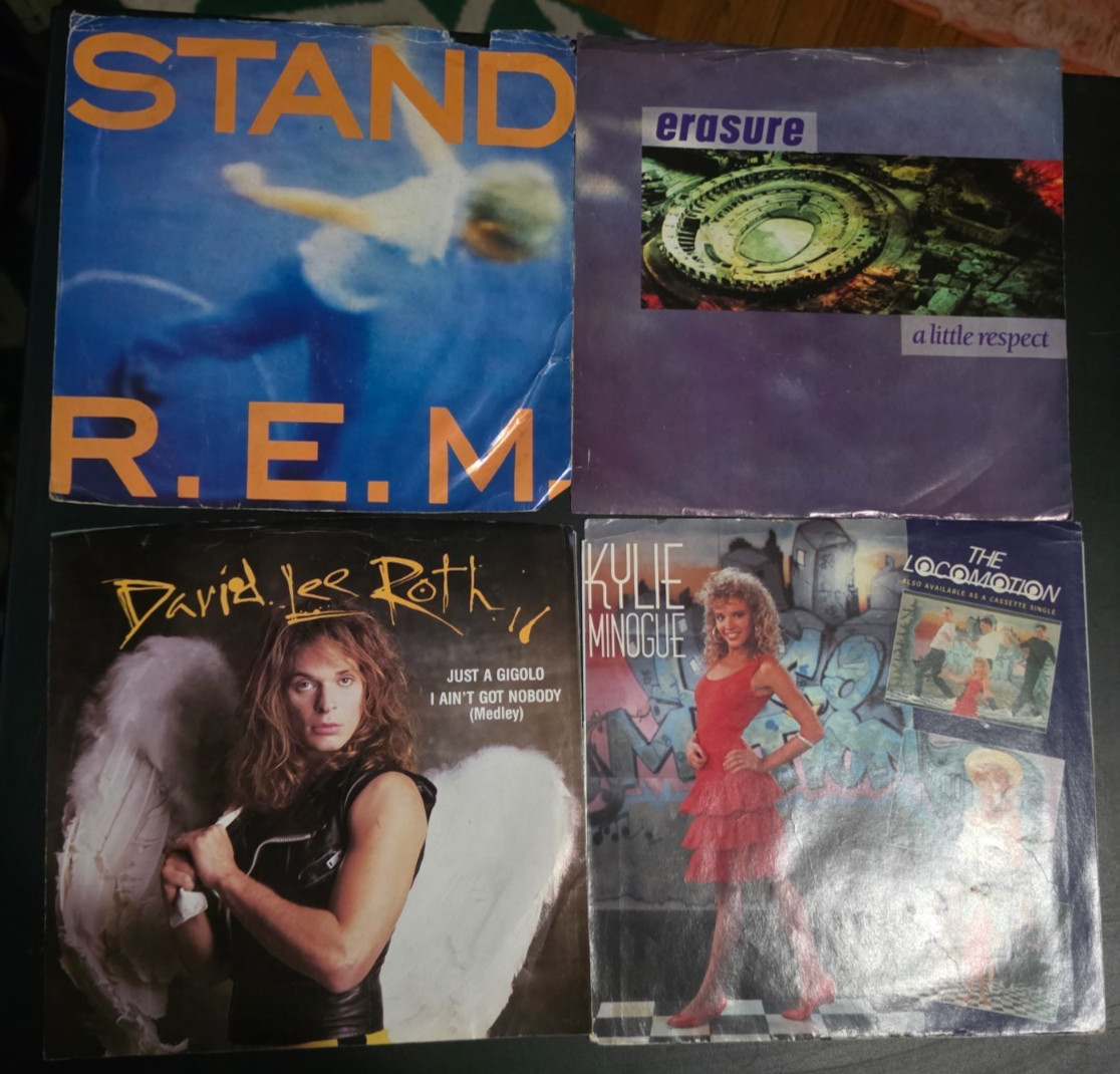 BIN Lot of 16 80s Pop/Rock/T40 Hits on 45s / 7\