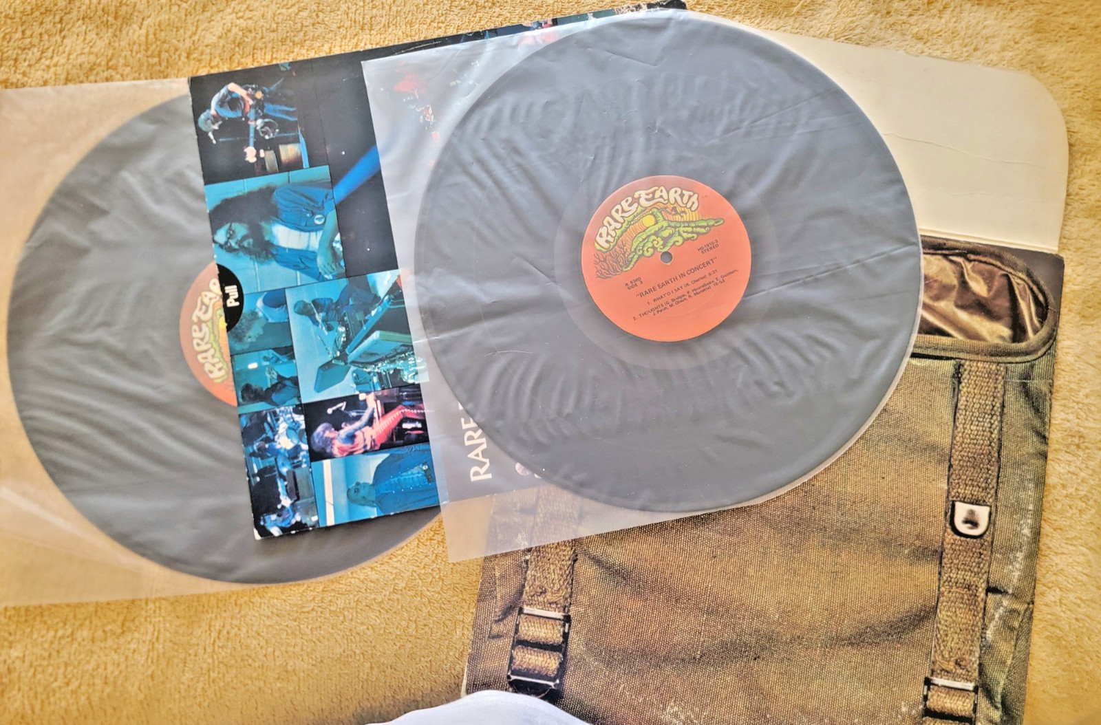Rare Earth In Concert 1971 Vinyl 2-LP Set R 534D Get Ready Live Motown Soul Rock