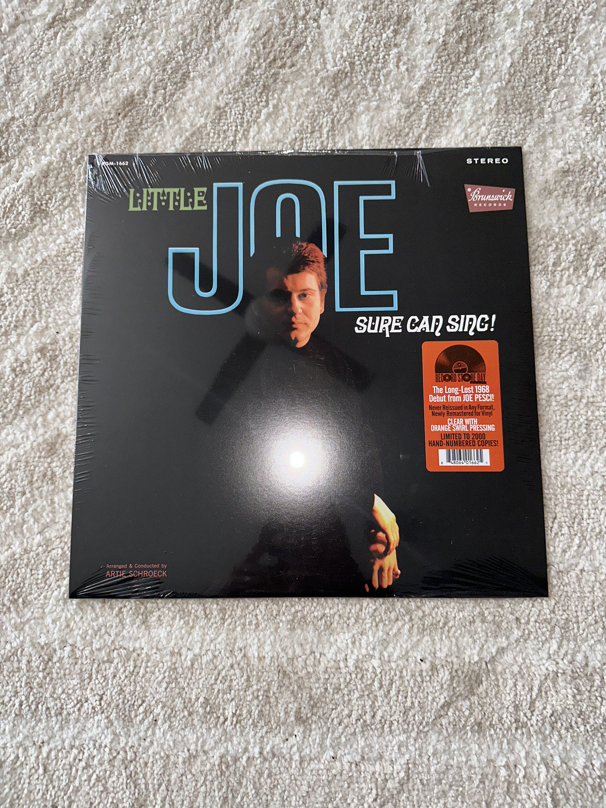Joe Pesci - Little Joe Sure Can Sing - RSD 2024 Orange Vinyl LP BRAND NEW SEALED