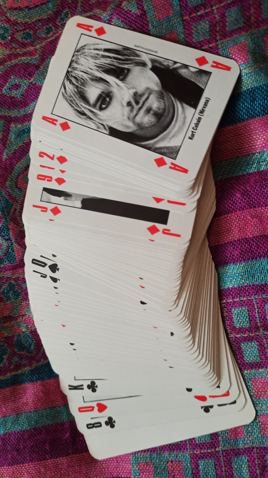 Vintage NME Leader of the Pack Playing Cards 1992 Full Deck 52,Jokers,Blank.Kurt