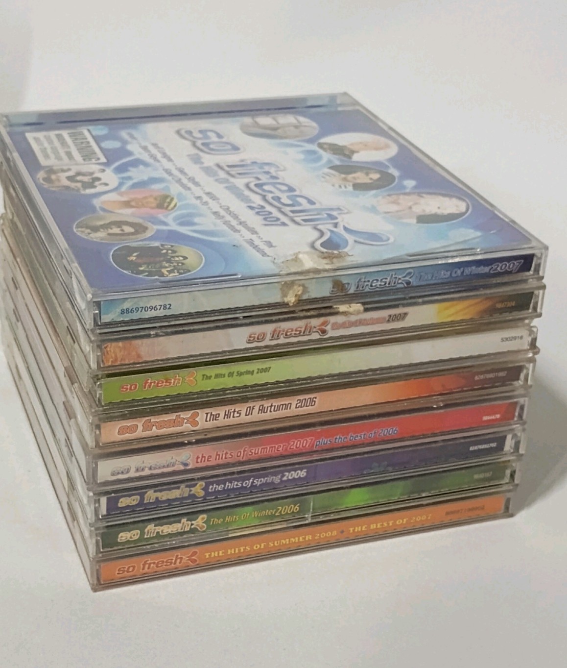 So Fresh CD Bundle x8 Complete 2007 Set + 2006 2008 Pop Hits Australia