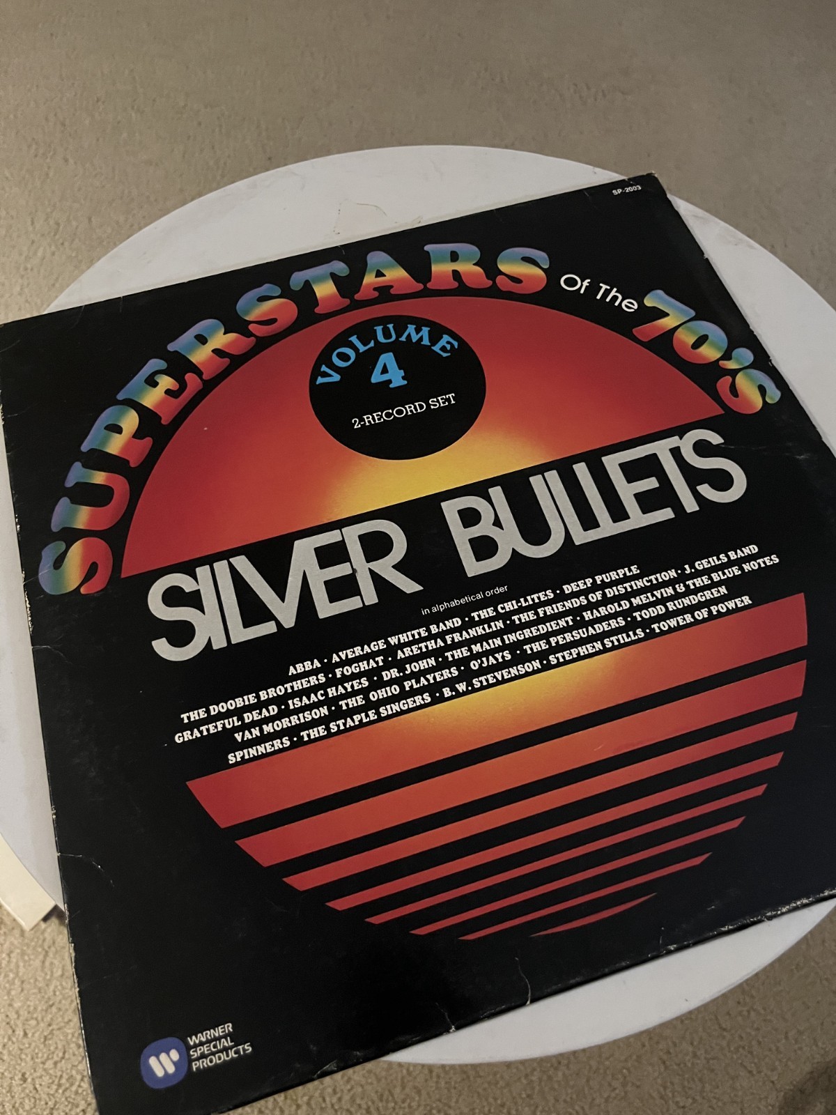Superstars of the 70\'s. Volume 4. Silver Bullets DOULE VINYL ALBUM WARNER
