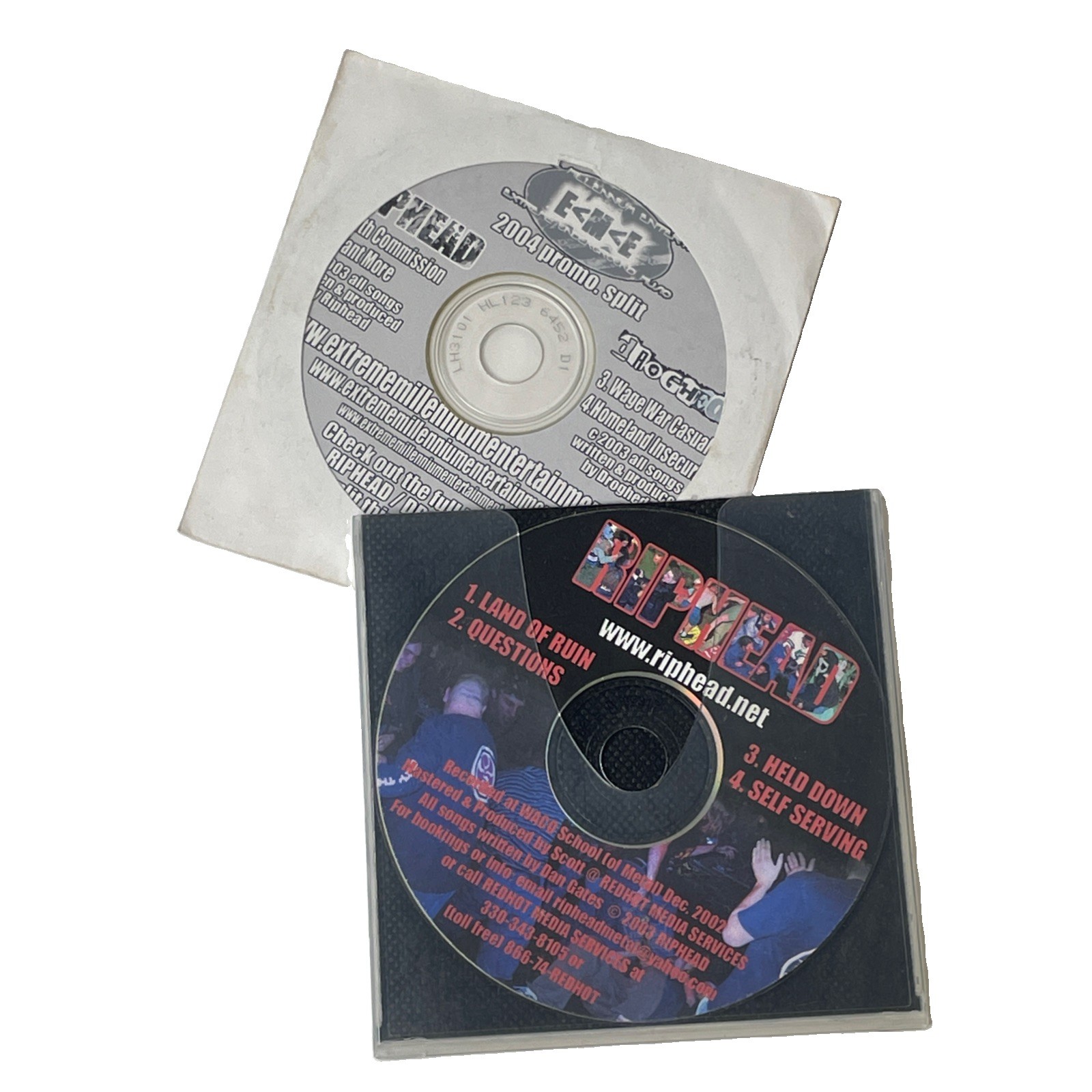 RIPHEAD Ohio Obscure Death Metal Promo CD Lot Demo 2003 + 2004 Drogheda Split