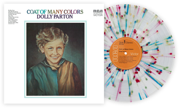 DOLLY PARTON COAT OF MANY COLORS VINYL NEW LIMITED 180 GRAM RAINBOW SPLATTER LP