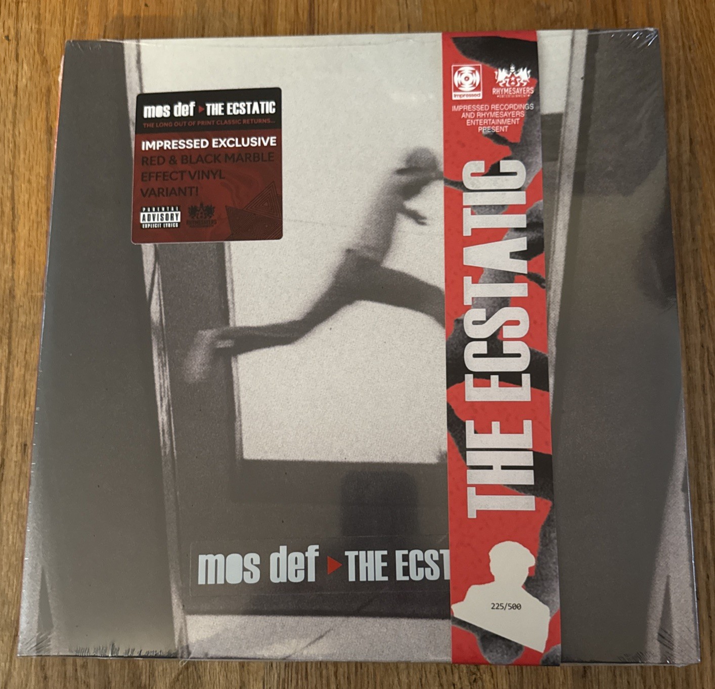Mos Def The Ecstatic Vinyl 2LP Red Black Marble OBI Impressed Recs /500