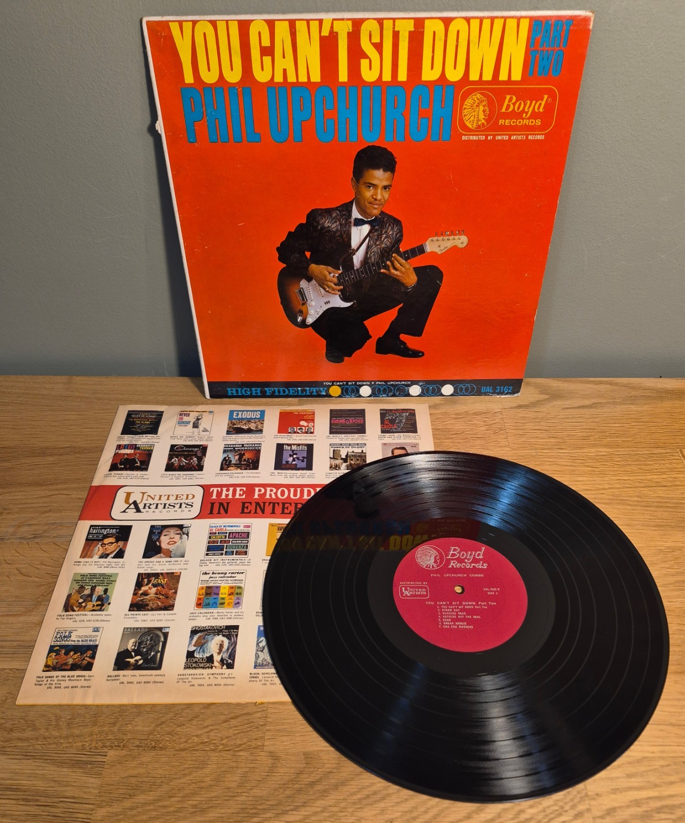 Phil Upchurch You Can\'t Sit Down Part Two No Seam Split Mono 1961 Boyd Rec