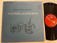 Peter Pears / Julian Bream Music For Voice & Guitar LP RCA Living Stereo 1s1s M- picture
