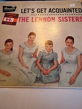 The Lennon Sisters: Let's Get Acquainted VINYL LP ALBUM BRUNSWICK 1957 picture