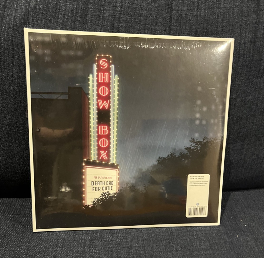 DEATH CAB FOR CUTIE Live at the Showbox Black Vinyl SHIPS NOW