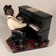 Vintage 1994 Enesco All That Jazz Parastone Piano Player Figurine 5