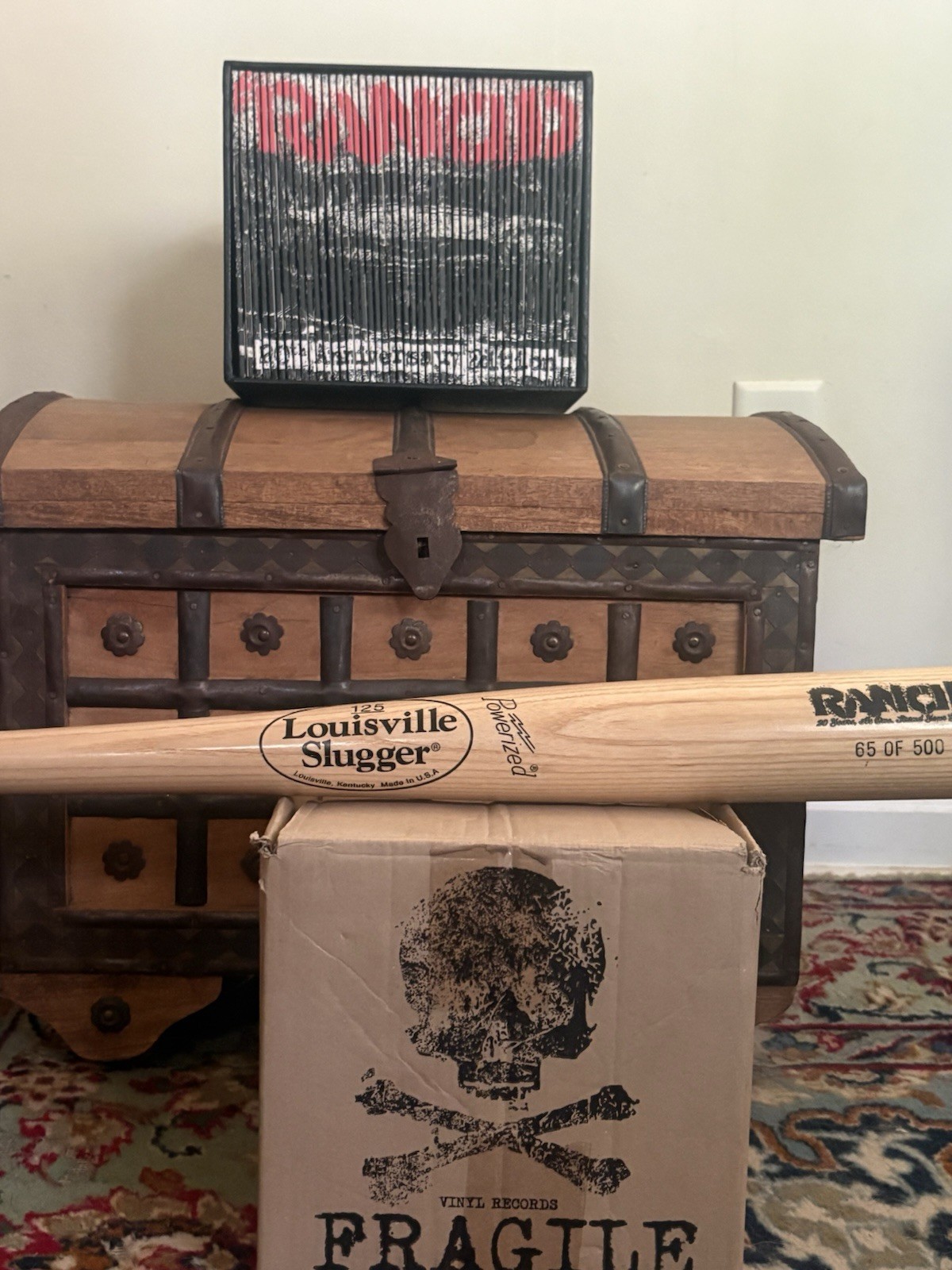 Rancid Box Set with Low Number Bat Rare Red Vinyl 20th Anniversary Complete