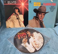 ELVIS PRESLEY PICTURES OF ELVIS PICTURE DISC Music LP Singing Retro Collectable picture
