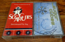 SUGARCUBES (BJORK) CASSETTE TAPE LOT HERE TODAY + STICK AROUND FOR JOY TESTED VG picture