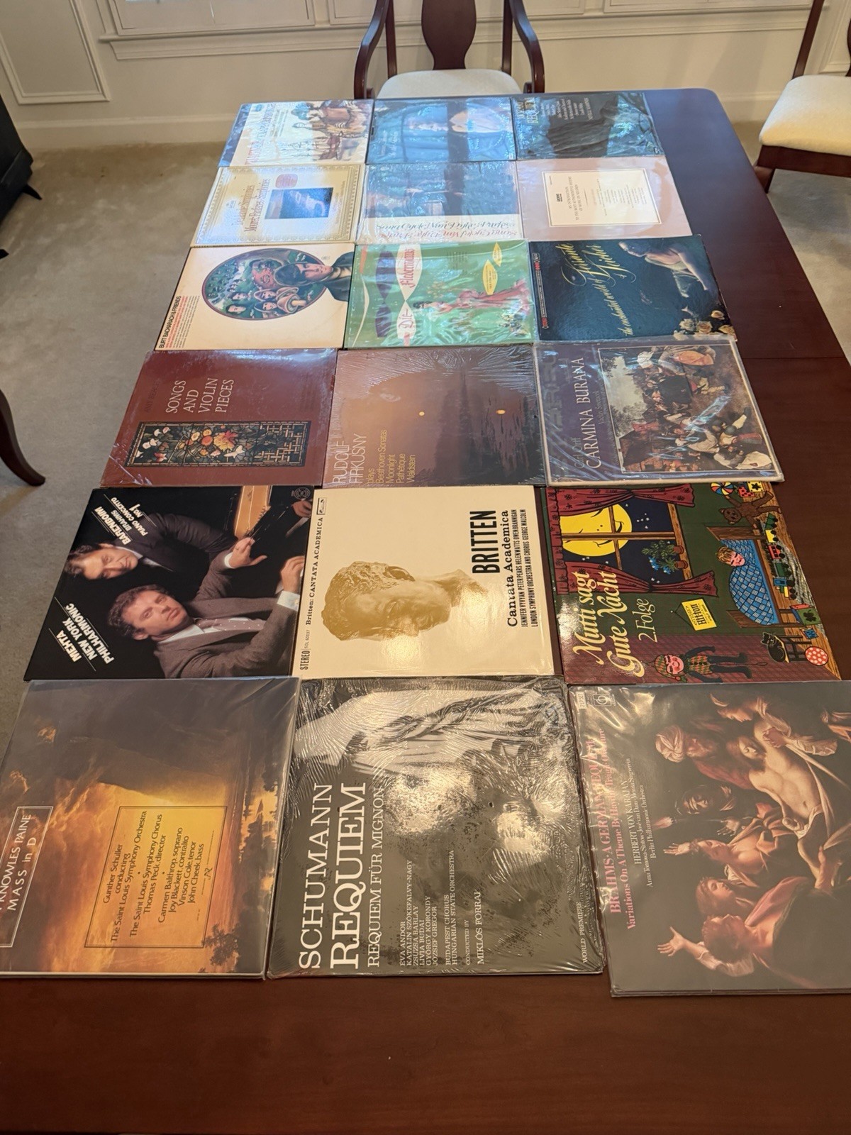 Vintage Lot of 18 LP Albums 20 Records 2 Sealed Song Cycle Classical Pop
