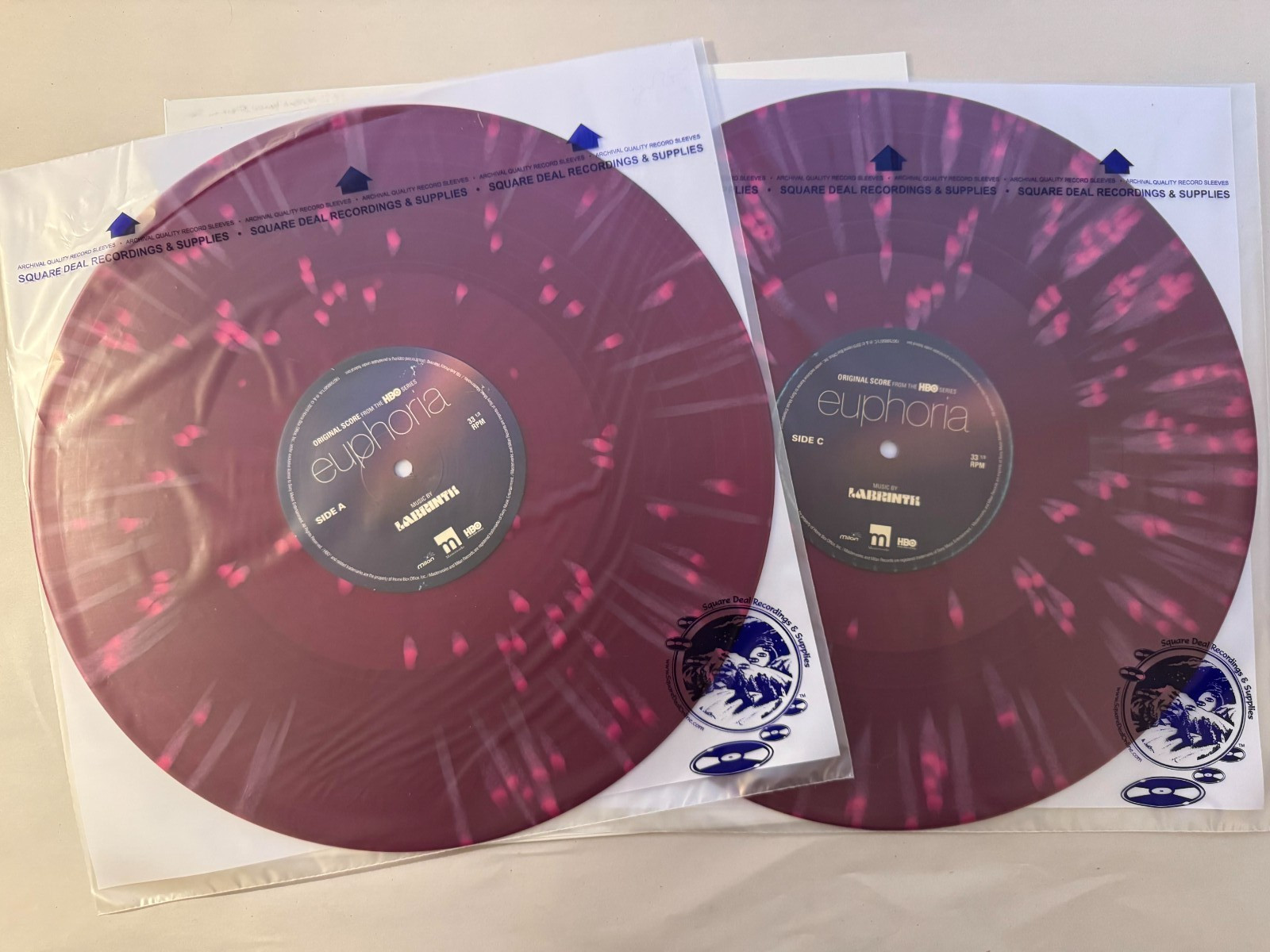 Labrinth - Euphoria (Original Score From HBO Series) 2LP **NO COVER** - VG+ - A1