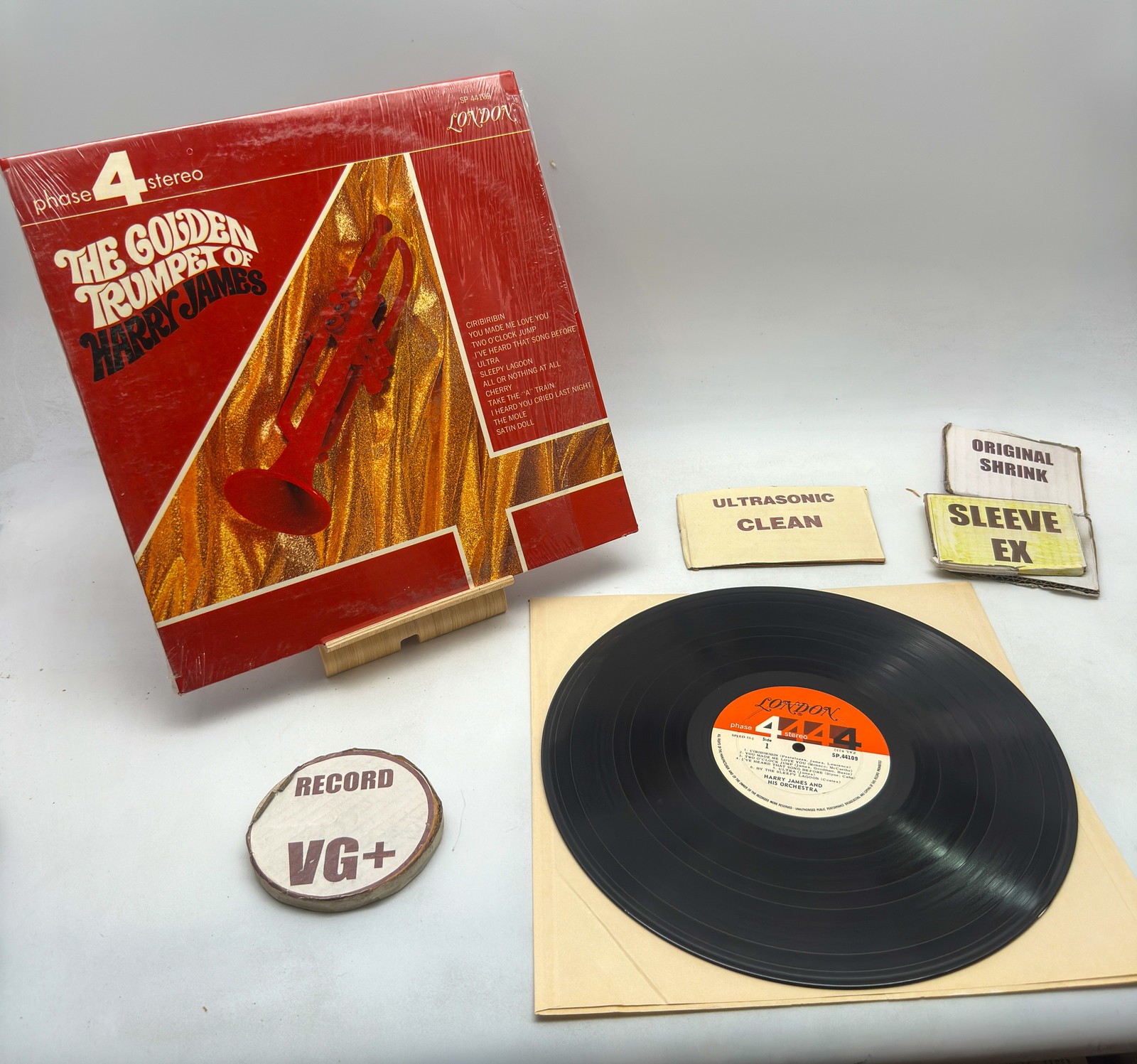 Harry James And His Orchestra- The Golden Trumpet Of Harry James VG+/EX Ultraso