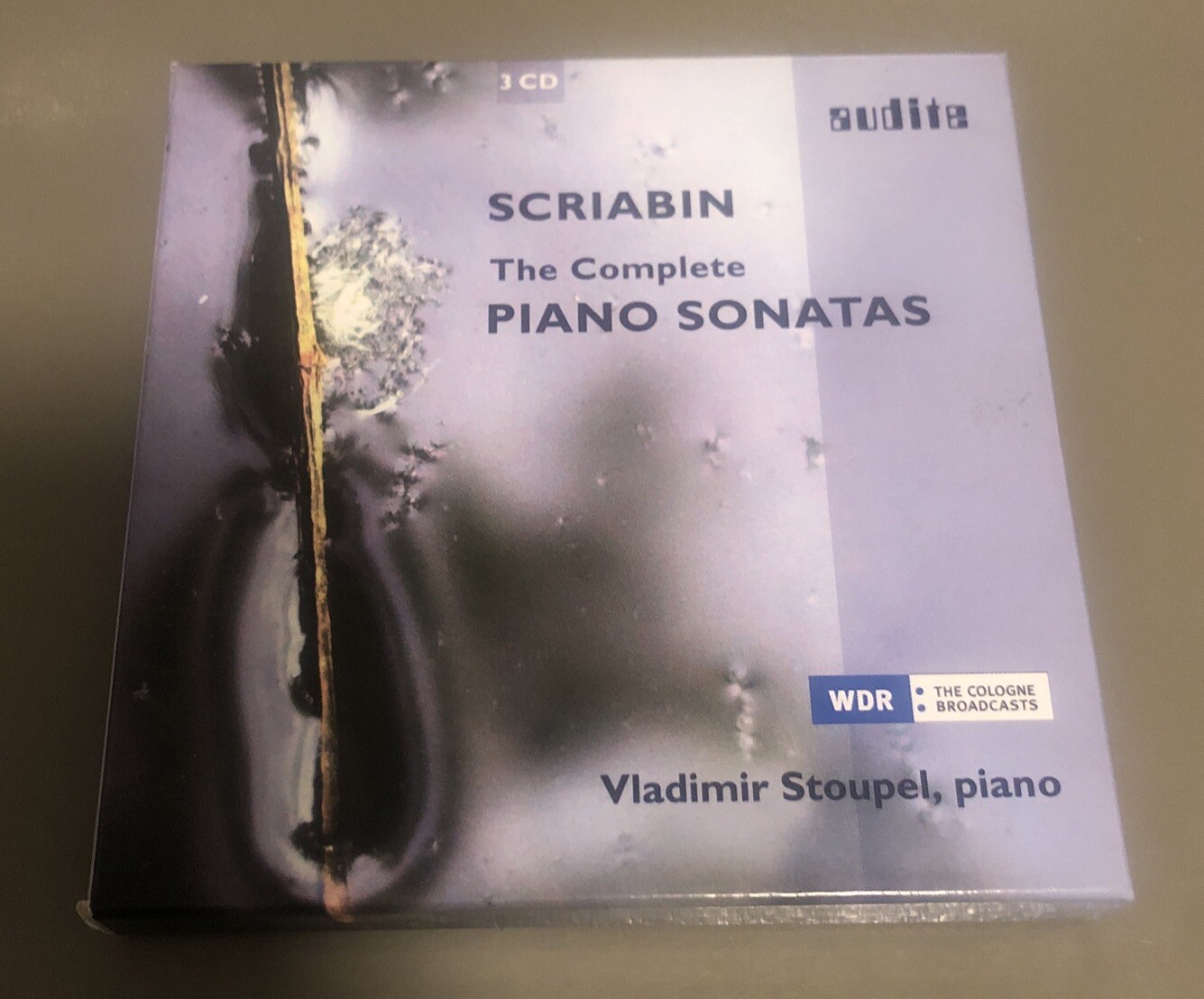 SCRIABIN COMPLETE PIANO SONATAS 3CD BOX SET VLADIMIR STOUPEL PIANO AUDITE LABEL 