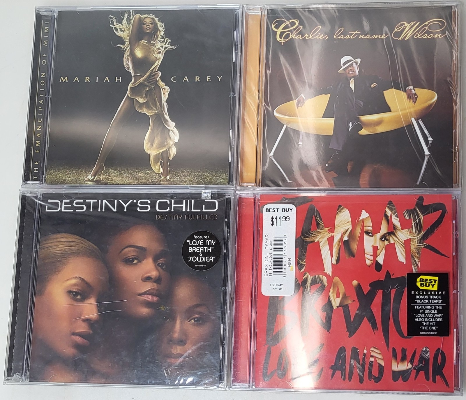 LOT OF 4 CD RANDOM SEALED