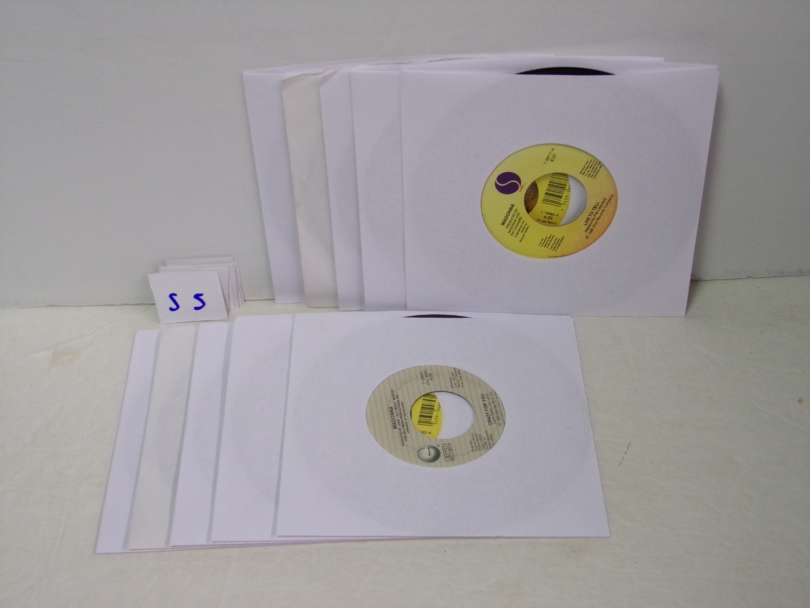 Madonna Lot Of 10 - 45 RPM Records