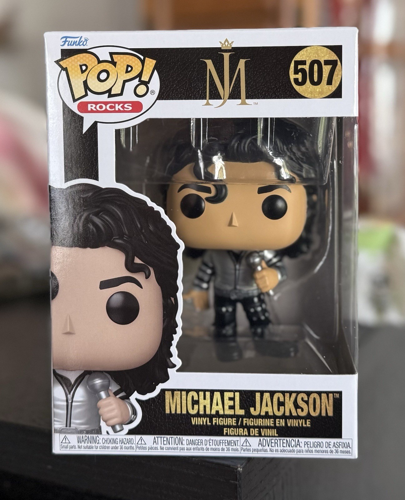 Funko Pop Rocks: MICHAEL JACKSON (BAD Tour) #507 M.J. Collection w/Protector