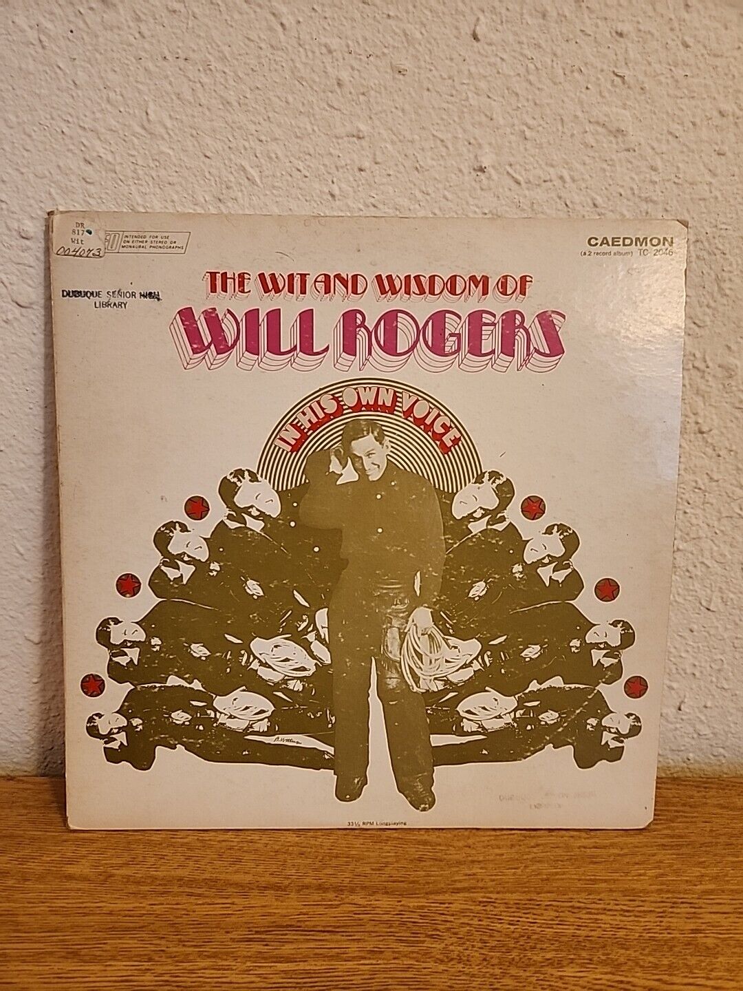 The Wit And Wisdom Of Will Rogers, In His Own Voice, 2x Vinyl LP
