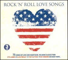 75 ROCK & ROLL LOVE SONGS  *  New 3-CD Boxset  * All Original 50's & 60's Hits picture