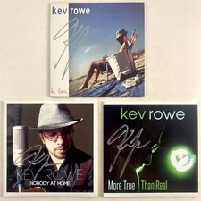 Kev Rowe Signed Autographed CD Lot More True Than Real Kevin Hi Love Nobody Home picture