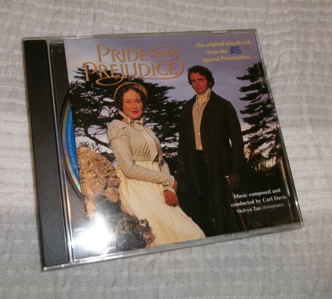 VTG. 1995 A&E PRIDE AND PREJUDICE ORIGINAL SOUNDTRACK - Carl Davis Music CD
