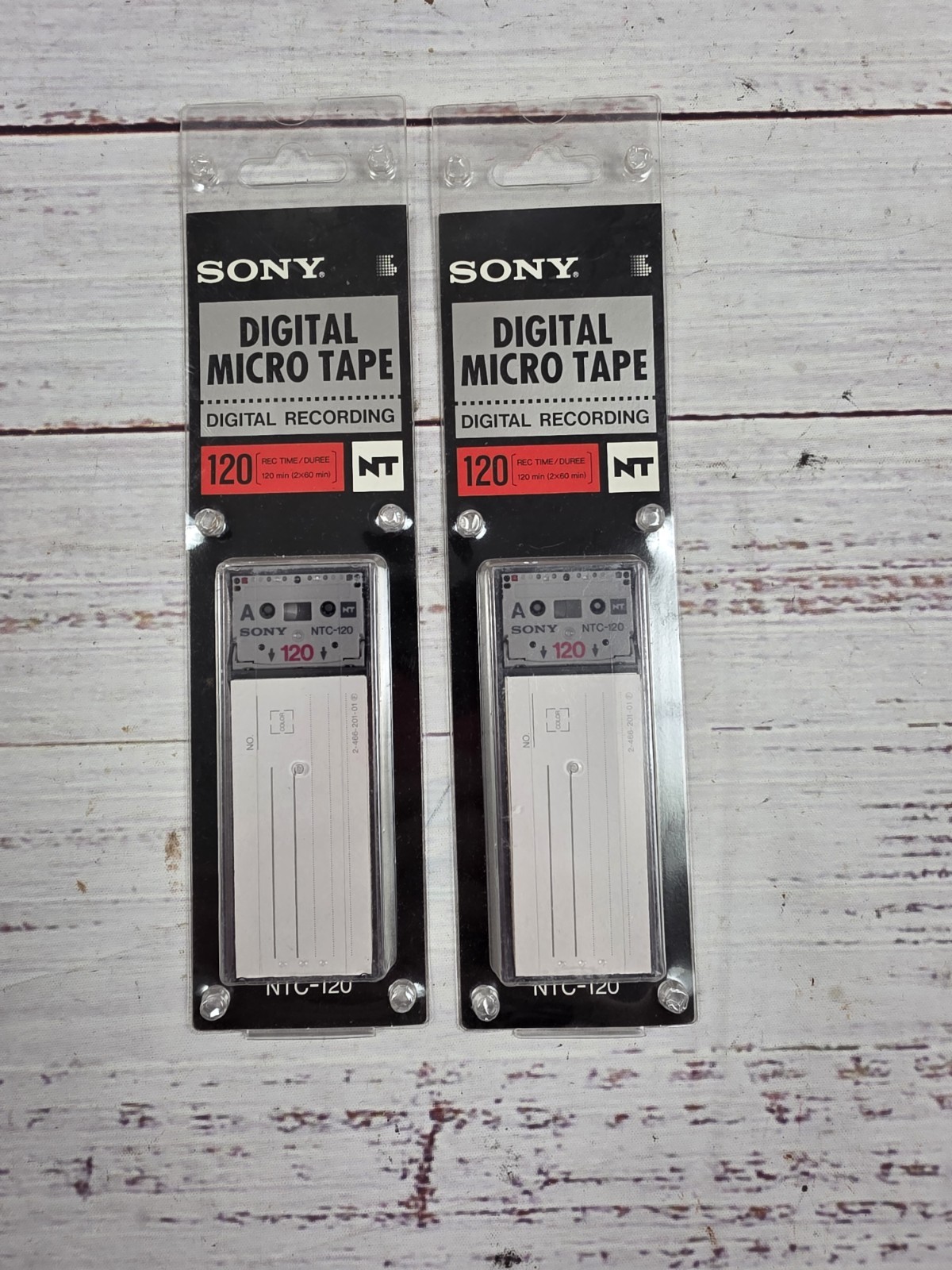SONY DIGITAL MICRO TAPE NTC-120 120 MINUTES DIGITAL RECORDING NEW* Lot Of 2