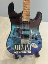Nirvana miniature Guitar - 10 inches tall - includes stand - UK stock picture
