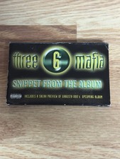 1998 Three 6 Mafia Snippet Promo Tape Gangsta Boo Enquiring Minds Vintage picture