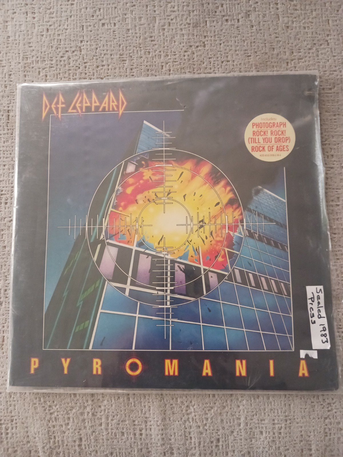 Def Leppard Pyromania 1983 Original Pressing Sealed with Hype Sticker