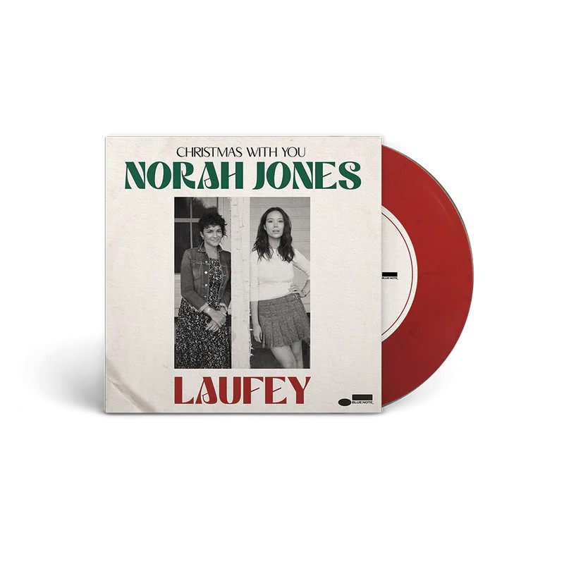 Norah Jones & Laufey - Christmas With You - 🔴 Red Marble Spotify Vinyl 7