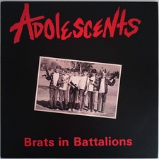 ADOLESCENTS Brats In Battalions LP PUNK ROCK Melodic Hardcore RED VINYL Sealed picture
