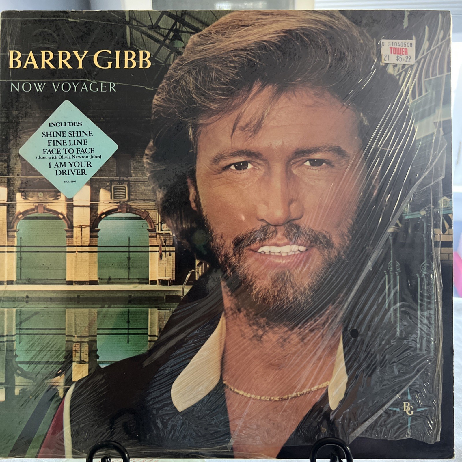 Barry Gibb Now Voyager Album MCA Records McA-5506 LP